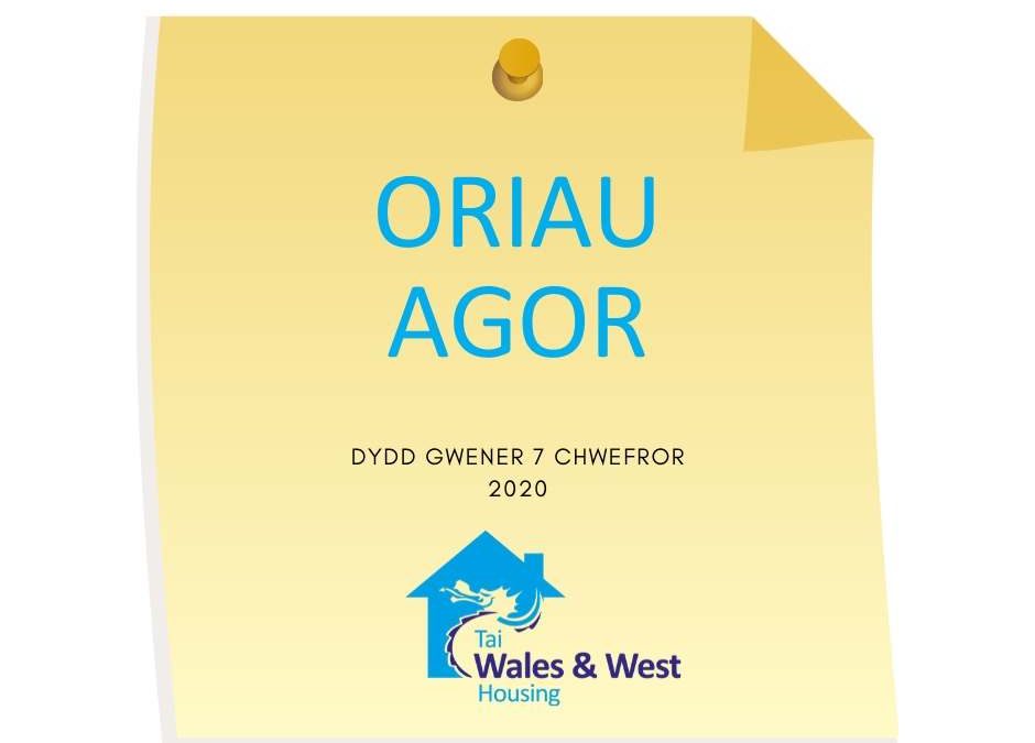 Oriau Agor – Dydd Gwener 7 Chwefror 2020