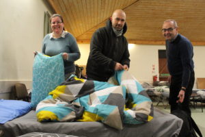 Volunteers at Wrexham Night Shelter