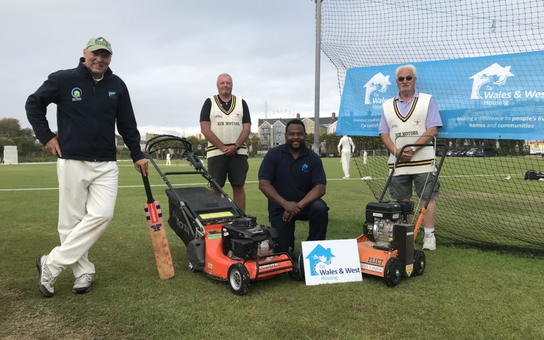 Barry West End Cricket Club is bowled over by support from Wales & West Housing