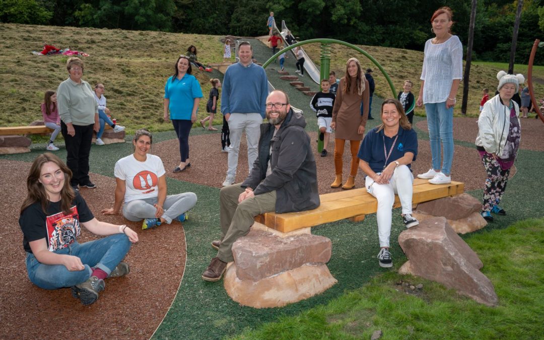 Prehistoric playground project officially opens with support from Wales & West Housing 