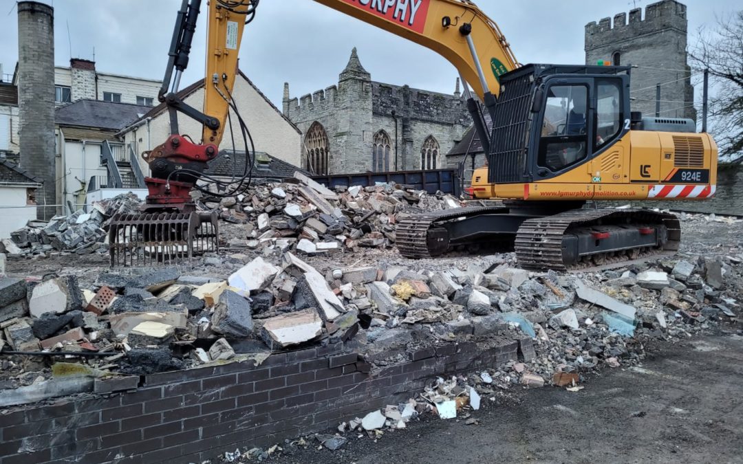 Demolition work nearing completion at former Cardigan Hospital site