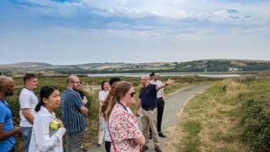 Grow Our Own trainees visiting properties with Housing Officers in West Wales
