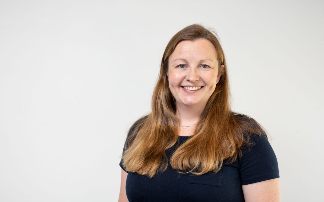 Board member Sarah Porter smiling to camera