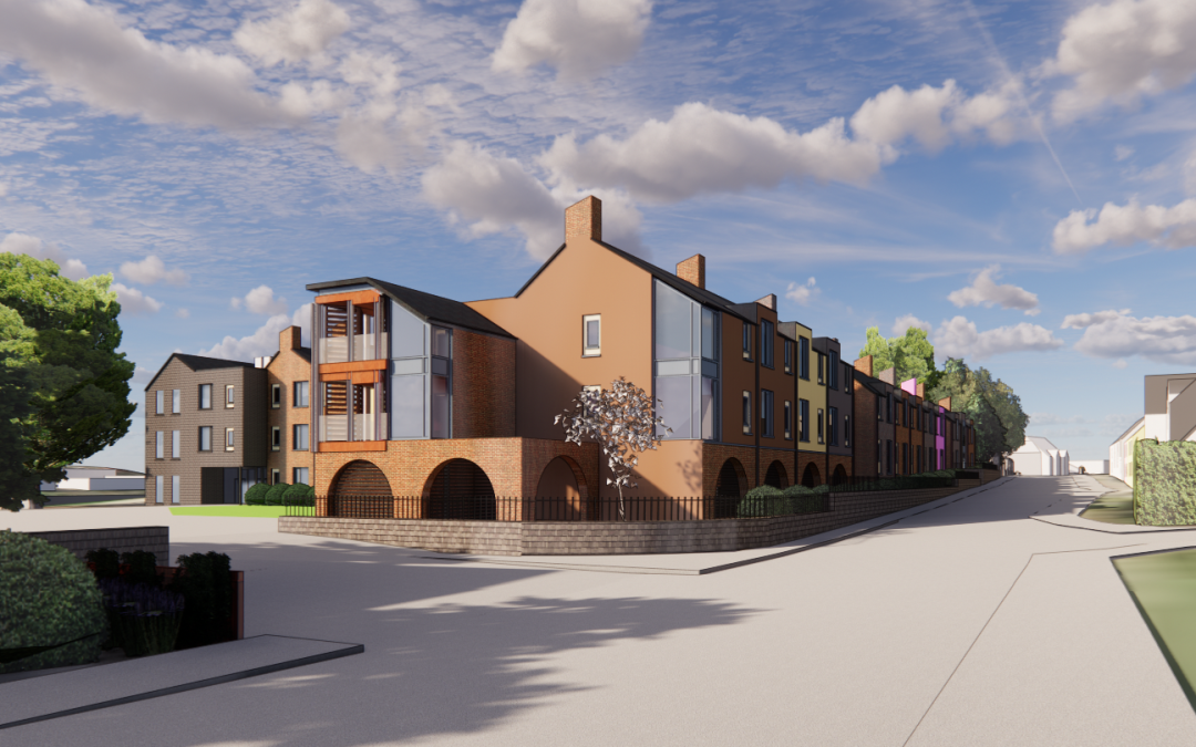 CGI of WWH multi-purpose building at the site of the Former Cardigan Hospital