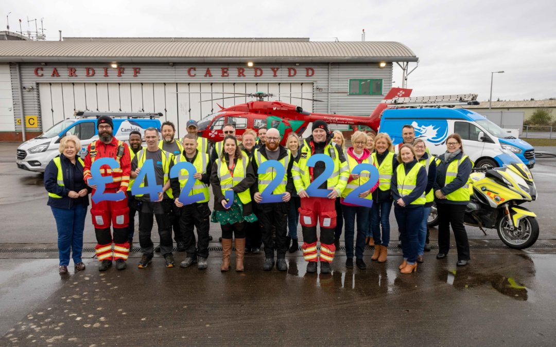 Wales & West Housing Group staff donate more than £42,200 to Wales Air Ambulance and Blood Bikes Wales  