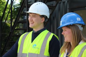 Image of Wales & West Staff wearing PPE on site