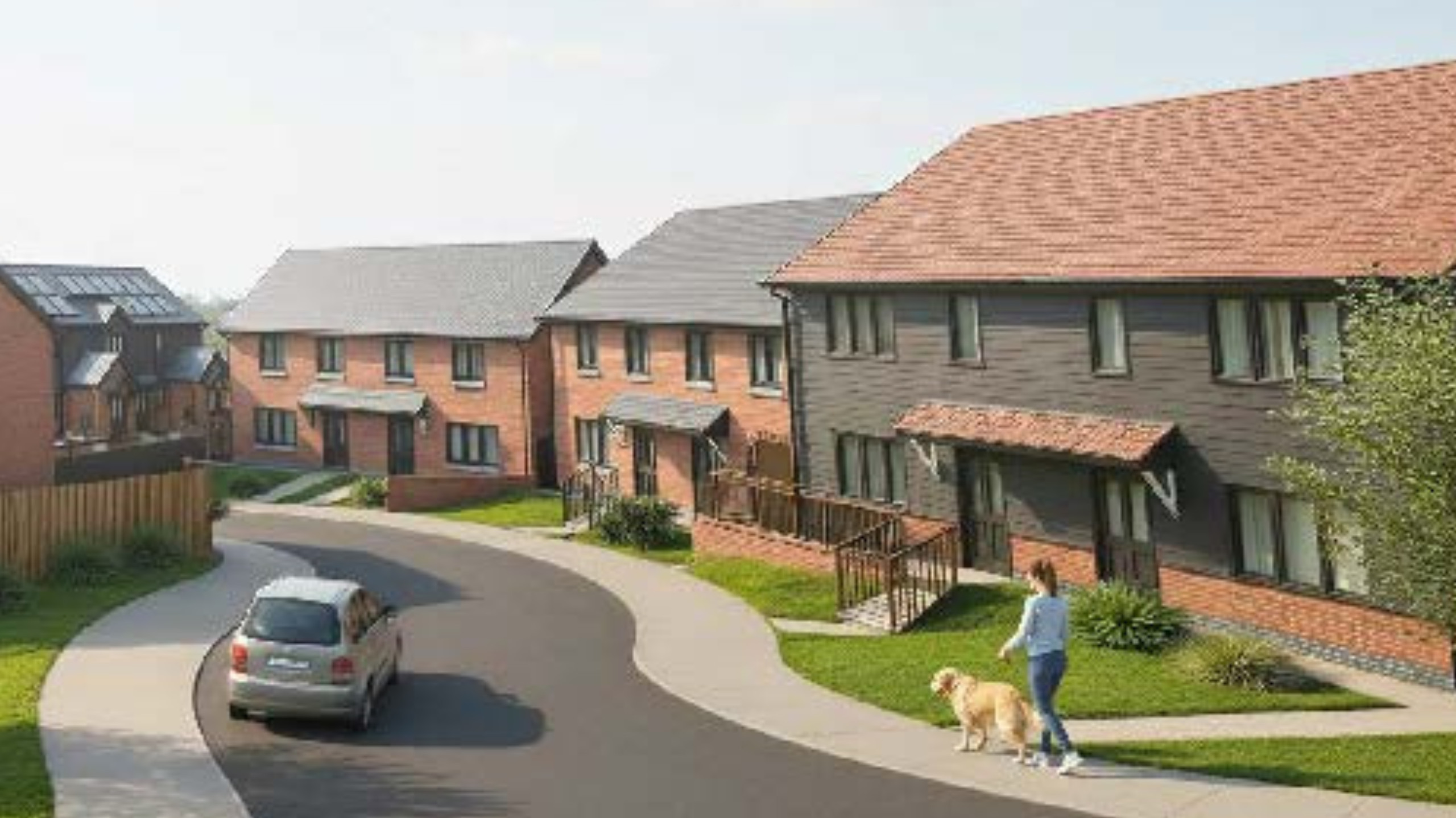 CGI Image of Halkyn Road