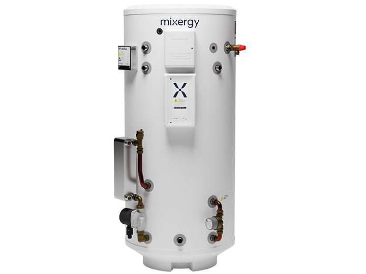 Image of an Air Source Heat Pump machine on the ext