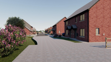 CGI Image of maes emlyn